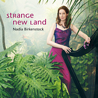 CD Cover: Strange New Land Nadia Birkenstock Keltische Harfe