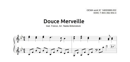 Preview_Douce Merveille_sheet music_harp