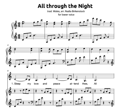 Preview_All through th Night-lower-voice_sheet music_harp