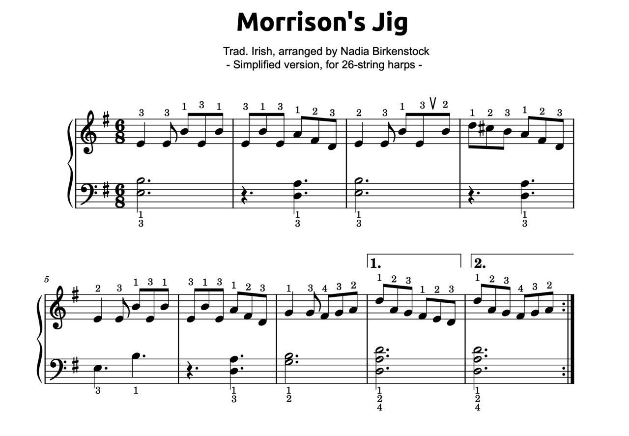 Preview_Morrison-s Jig_26-strings_sheet music harp