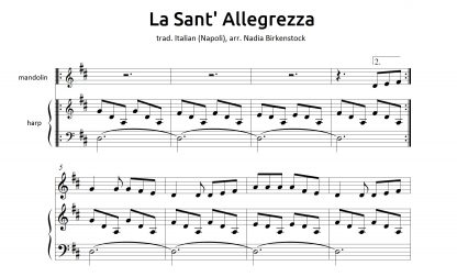 Preview_La Sant' Allegrezza_sheet music_harp