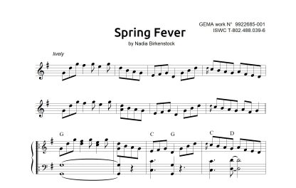 Preview_Spring Fever_sheet music_harp