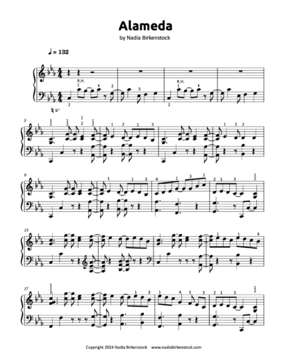 Preview_Alameda_sheet music_harp